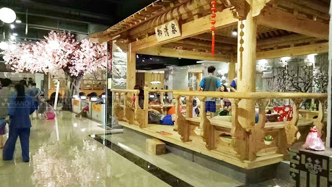 韓都(dōu)汗蒸加盟店(diàn)內(nèi)景