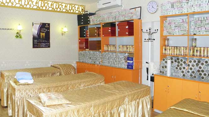 汗蒸加盟店(diàn)內(nèi)景